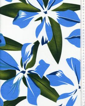 Polynesian fabric MATAMUA Blue - Tissushop